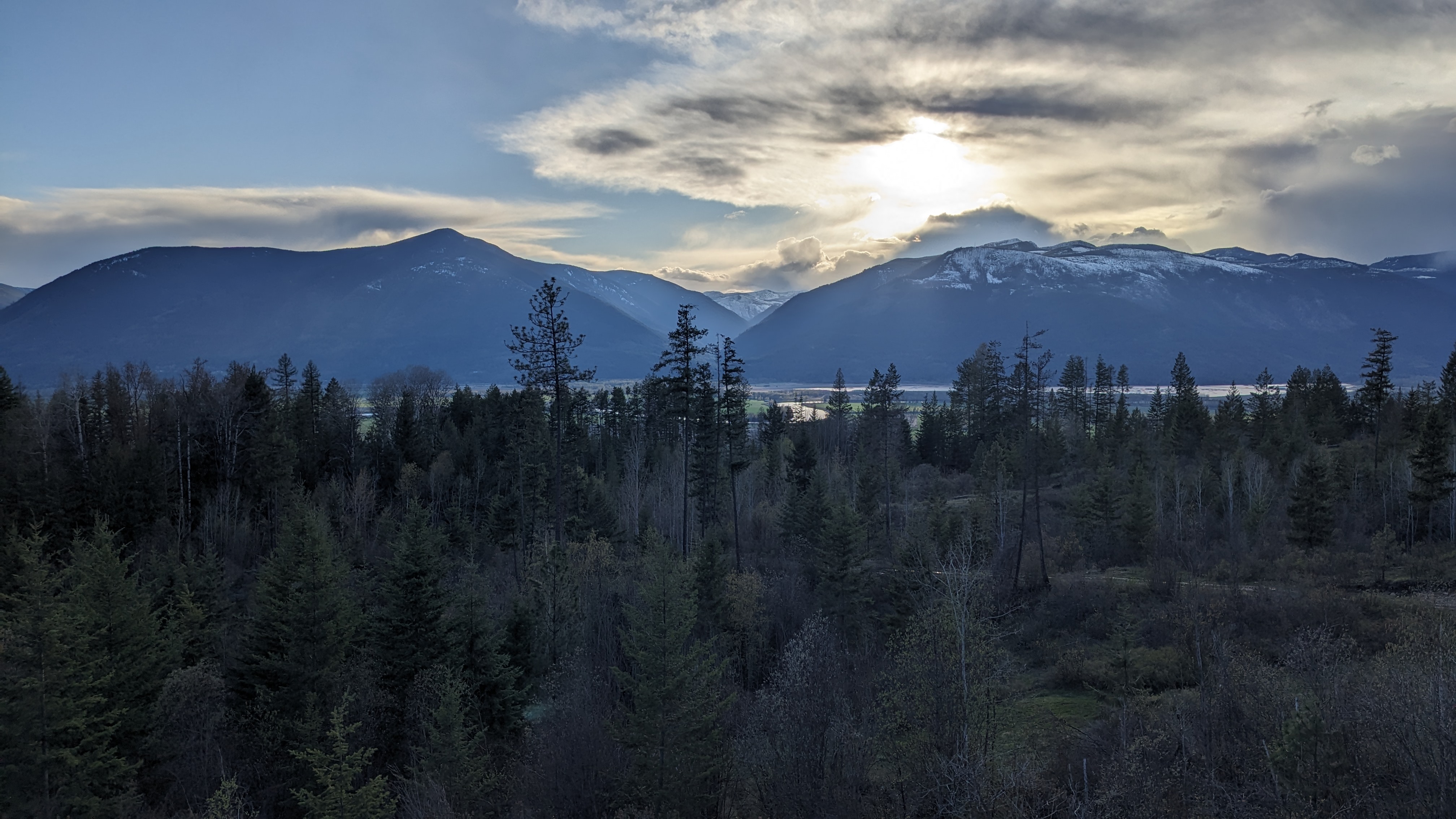 Breathtaking valley view across the valley from the property